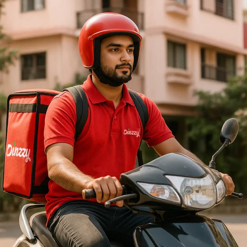 Food delivery illustration